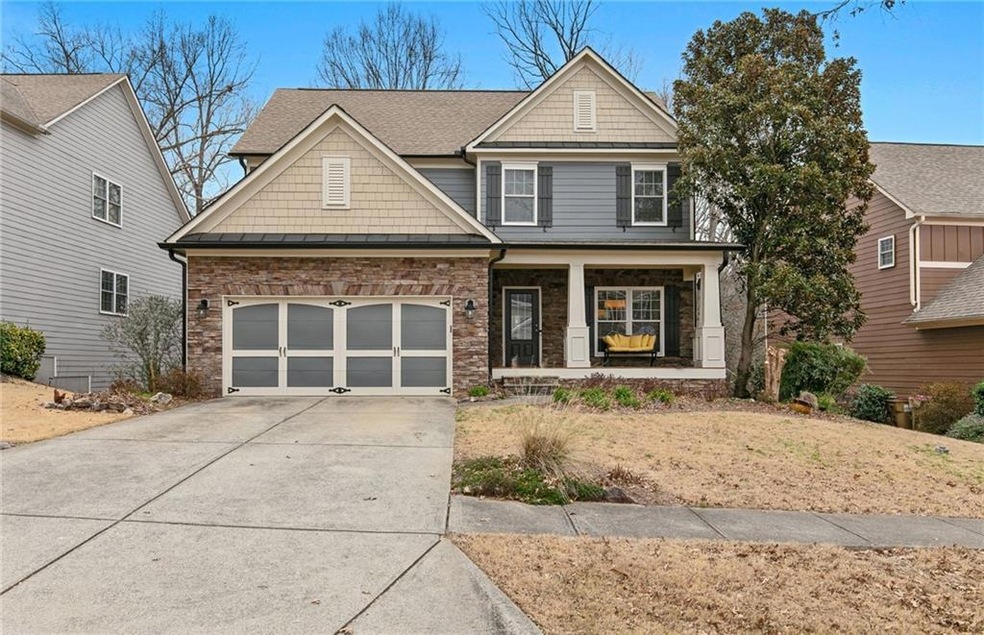 View of front of property featuring a porch