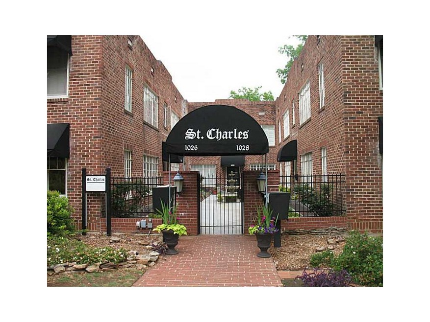 Exterior Front. St. Charles Condos in the heart of