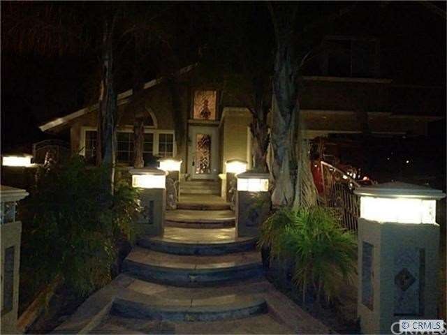 Beautiful Front with Fountain And Stairway