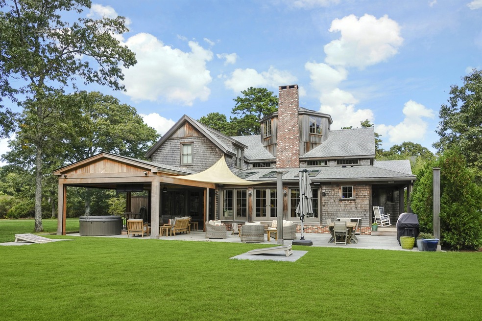 Side of House wit Outdoor Entertaining