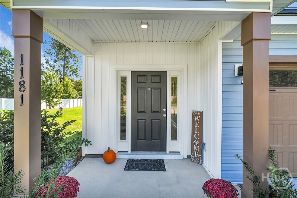 welcoming covered entry