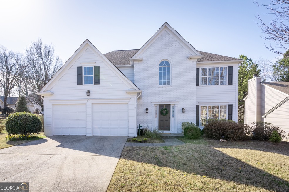 Front view corner lot home