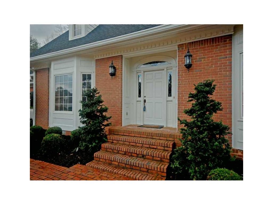 Exterior Front. Large and welcoming front entry.