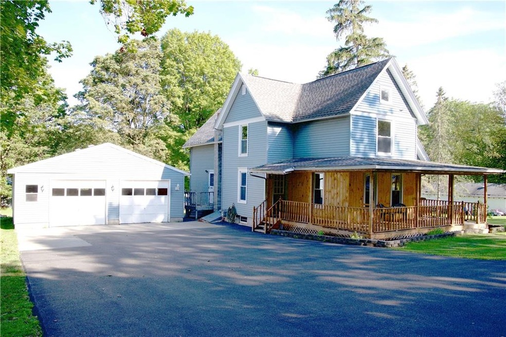 Front/garage side of the home