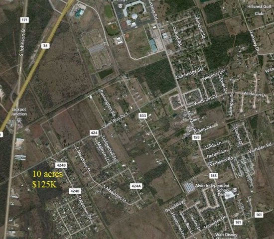 10 acres County Road 424, Alvin, TX 77511 - photo 1