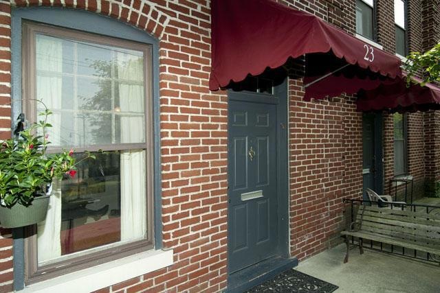front door of condo