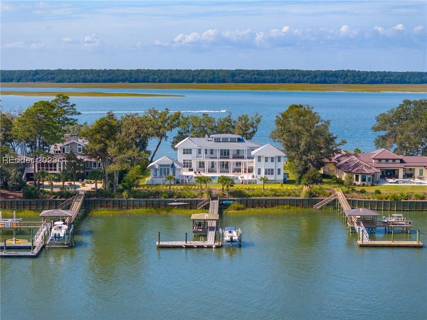 Fabulous double waterfront property both Calibogue