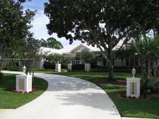 Oversized circular driveway