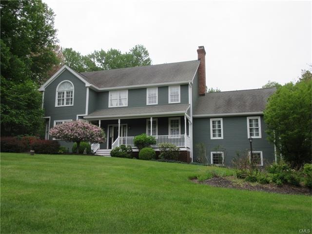 Exterior with friendly front porch.