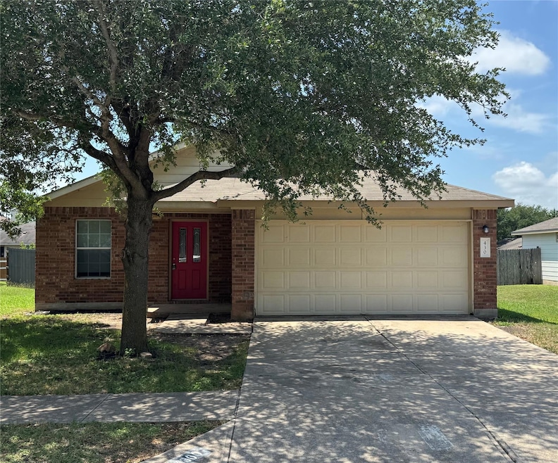 View of front of property featuring brick siding,