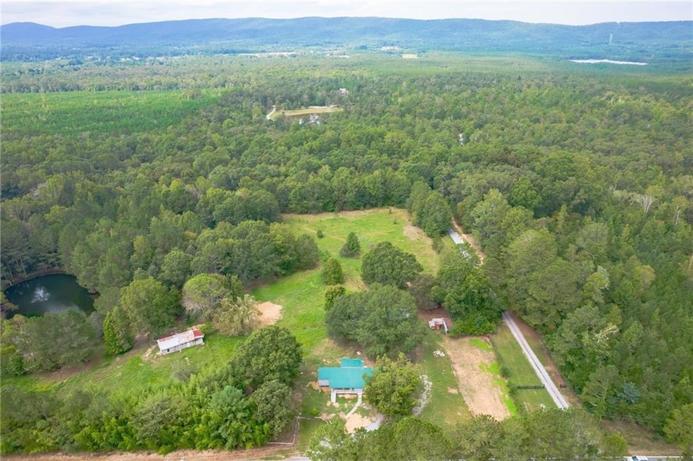 Aerial view of property