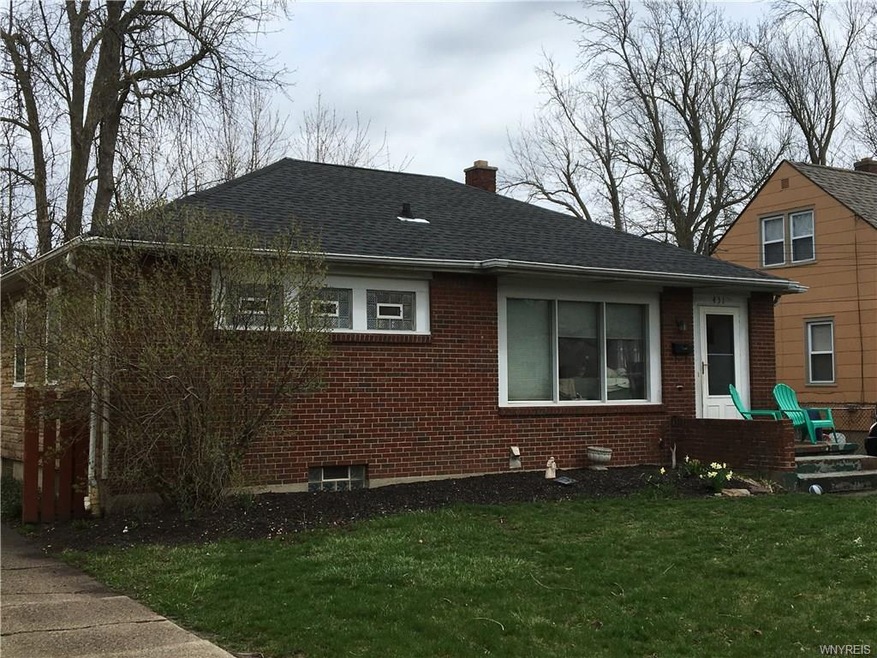 Great Amherst ranch with new roof and full brick &