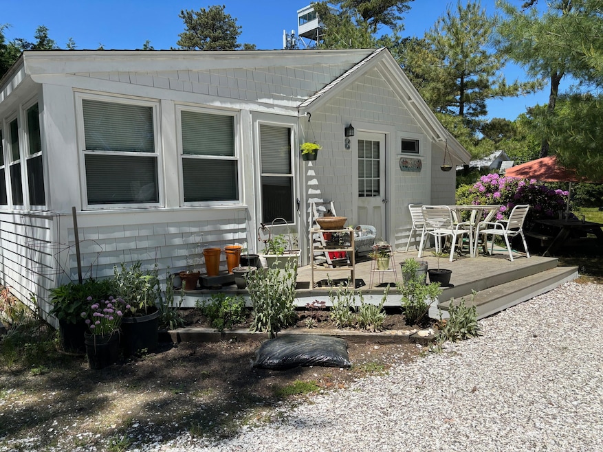 Cottage and deck