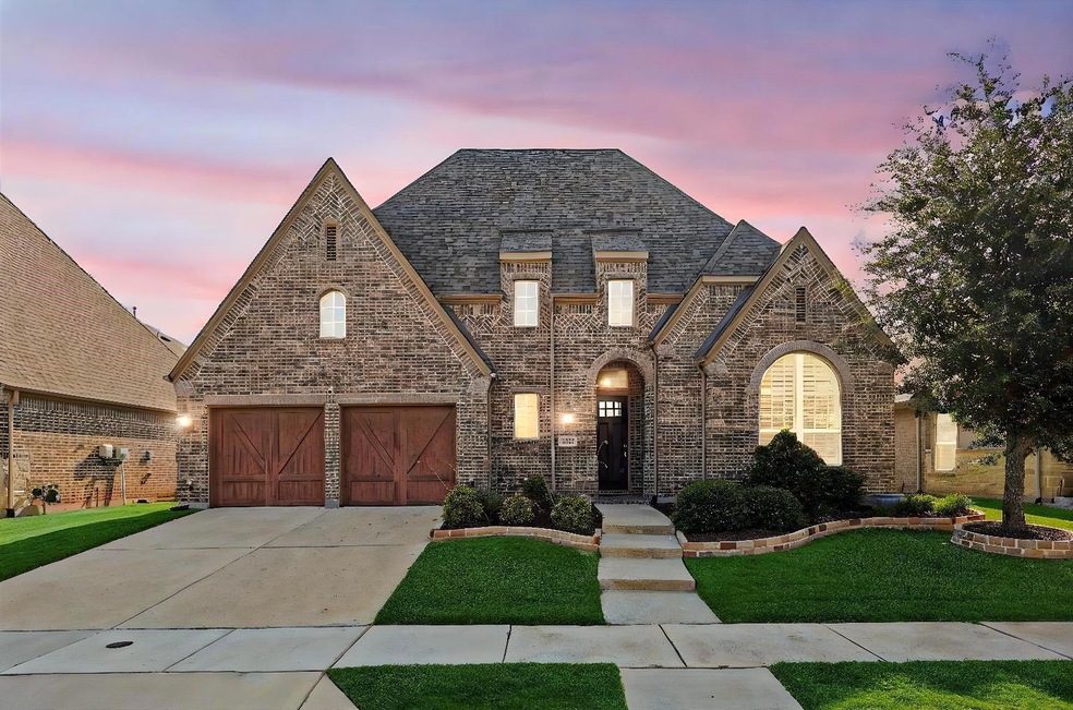 Tudor Style one story, built by Highland Homes