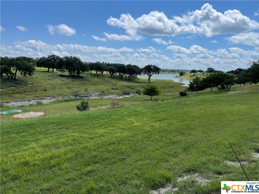 View from the bottom of the lot. Putting green is on the very edge of the lot.