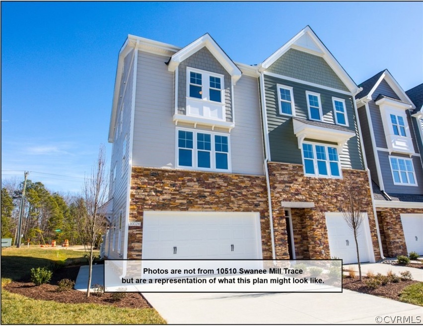 End unit w/ 2-car garage