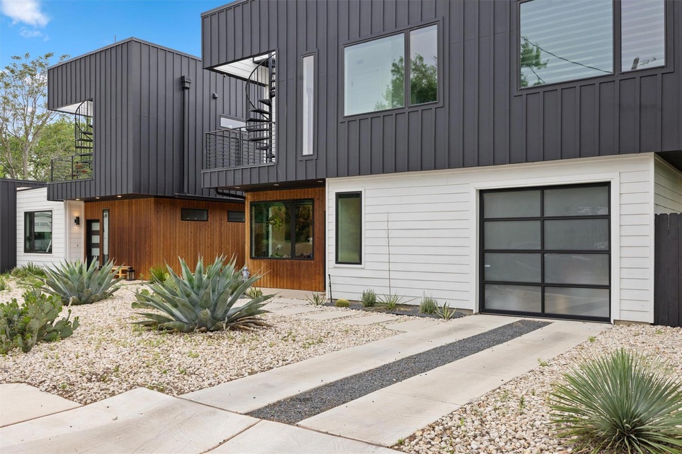 Modern home featuring board and batten siding, co