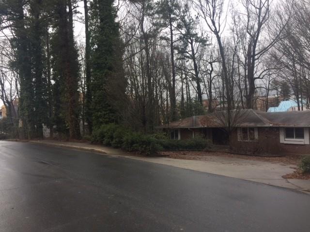 Exterior front of land