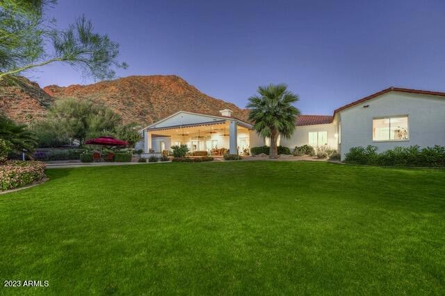 Backyard and Camelback Views