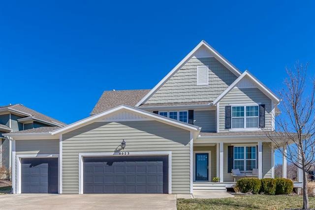 Wrap around porch on large corner lot