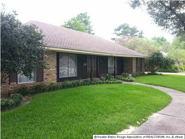 Sidewalk leading to front door, new roof!!