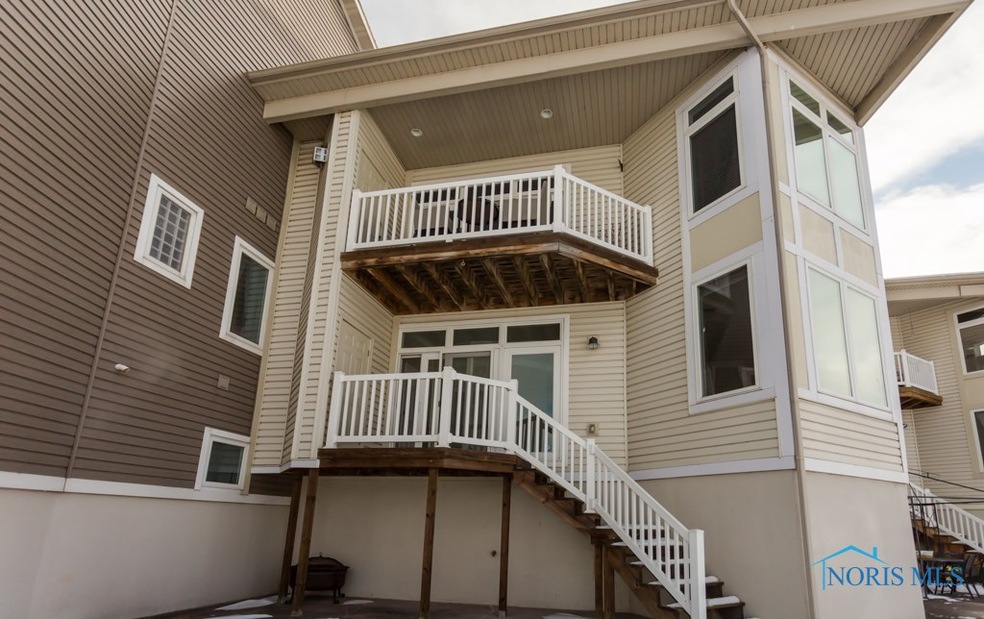 View of the back of the condo, which has full view