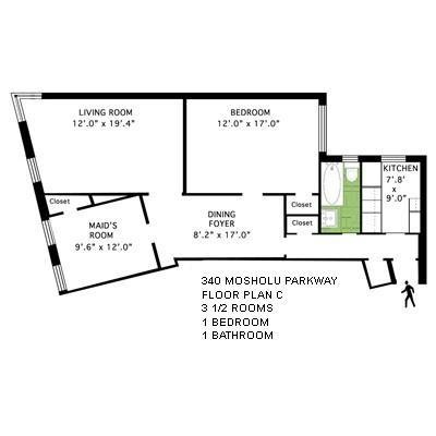 340 E Mosholu Pkwy S unit 3C, Bronx, NY 10458 - photo 1