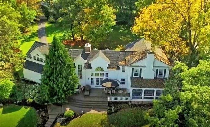Aerial view from the back