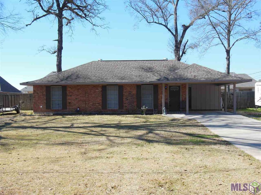 Large lot in quiet neighborhood.