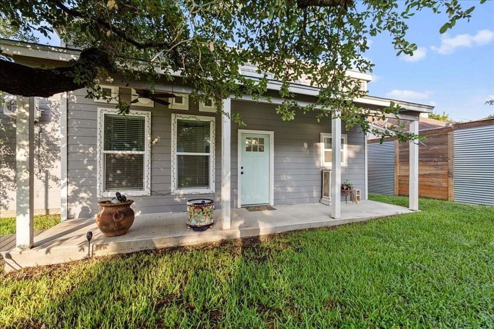 Back Patio of the home