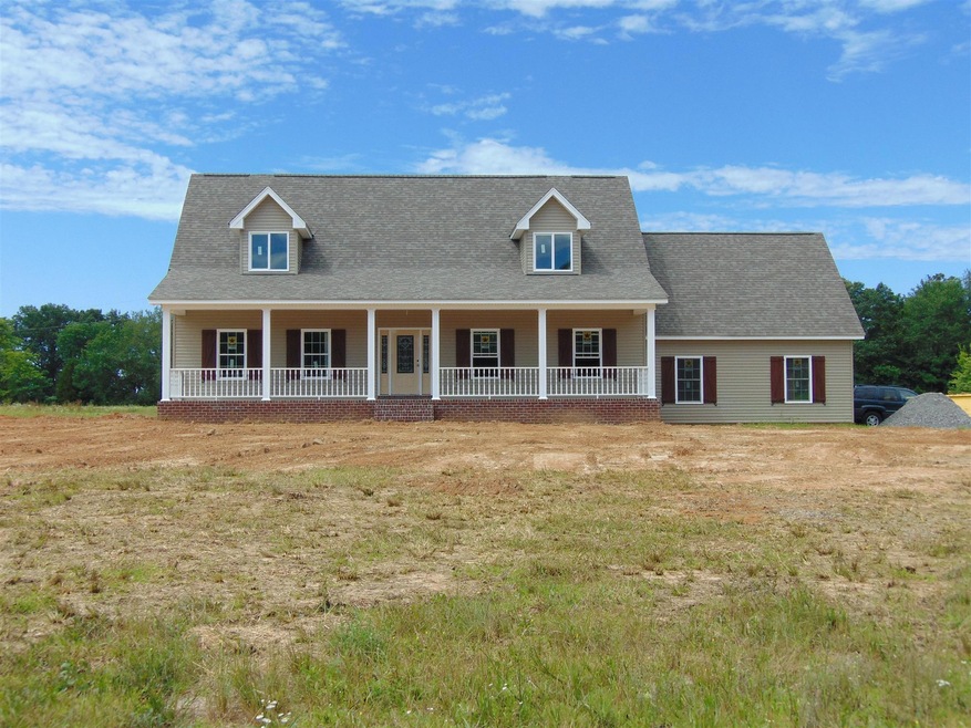 Front View-Southern living front porch!