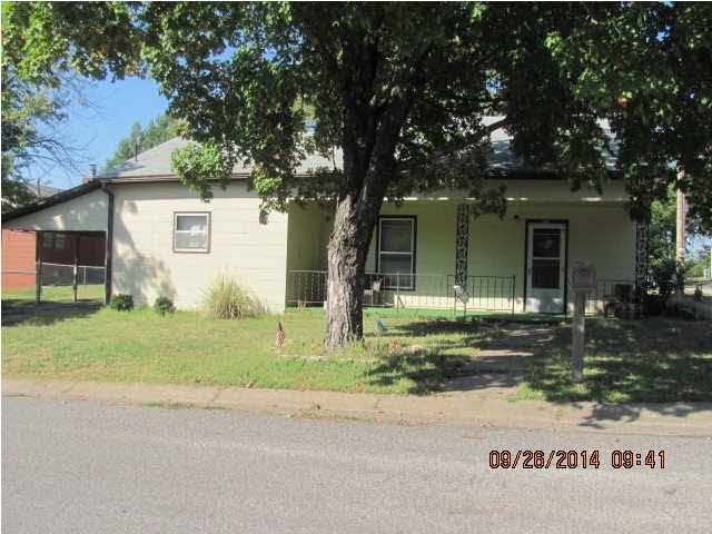 Front View-Nice large covered front porch