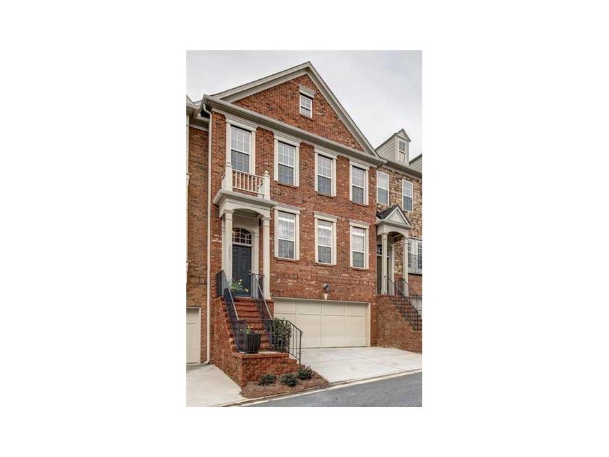 Exterior Front. Beautiful brick townhome in popula