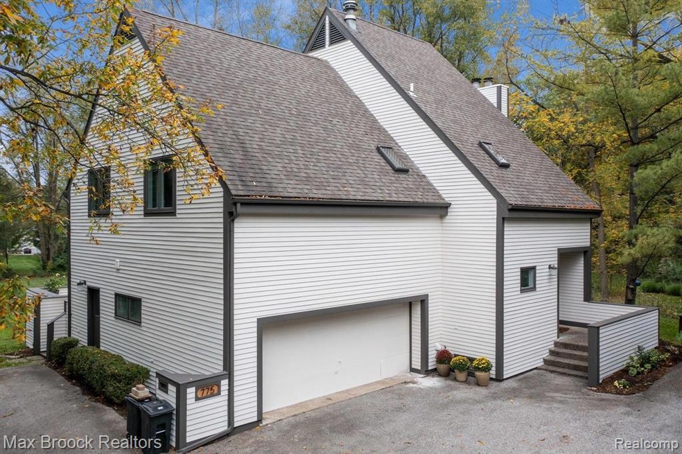 Deep 2 car attached garage.