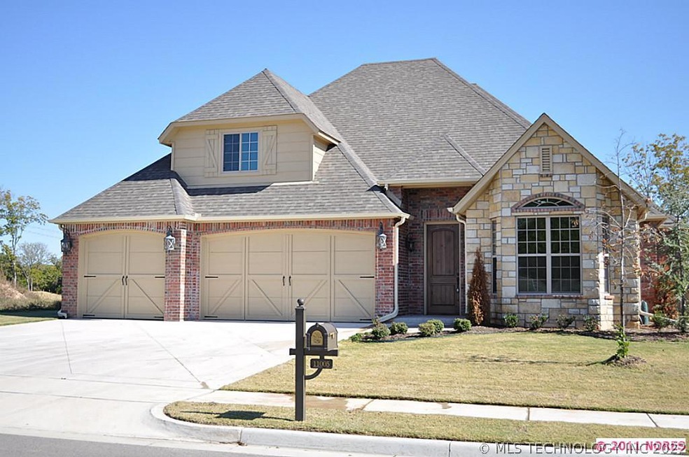 New construction full brick home with 3 car garage