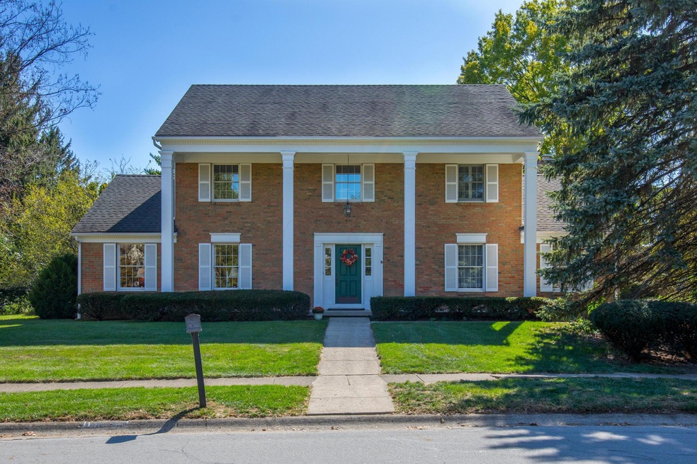 stately brick front