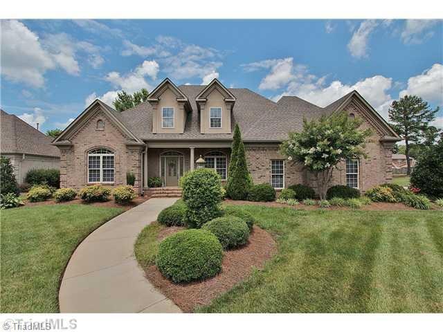 Exterior Front. Custom design. Master bedroom and second bedroom on main level.