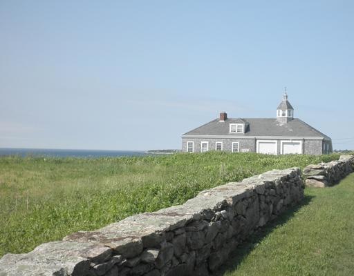Other. Barn with the Atlantic beyond.