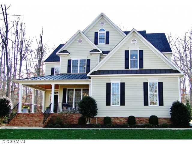 Exterior Front - Beautiful covered front porch on 