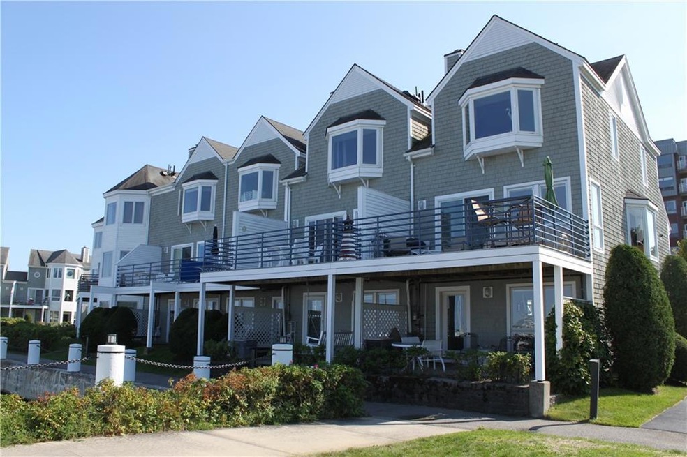 Water side of exterior