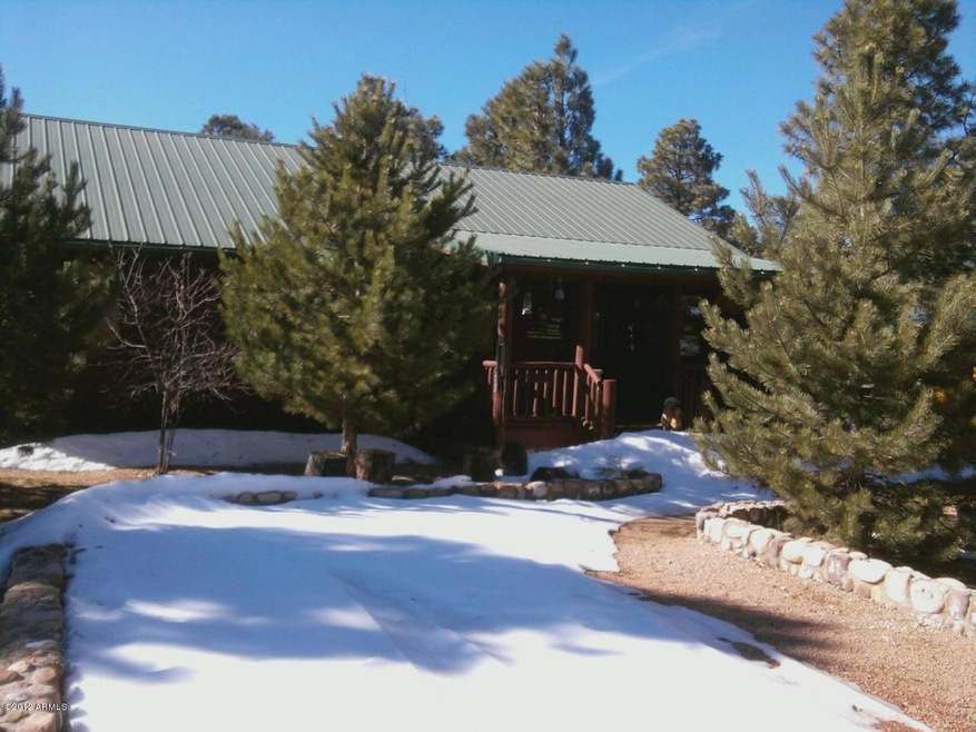 Front of Home w/Snow