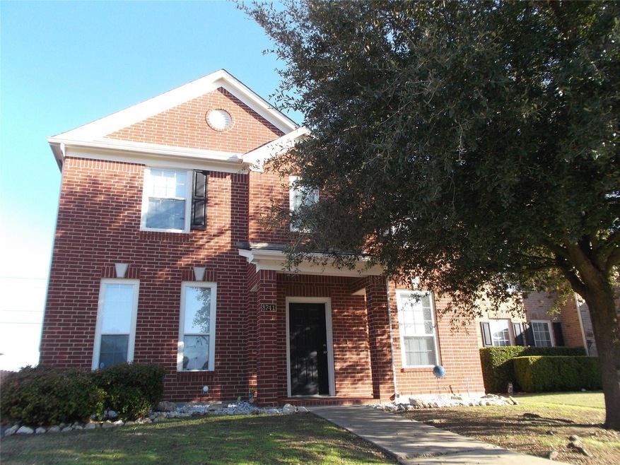 View of front of house with a front lawn