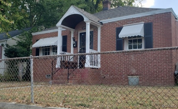 View of front facade