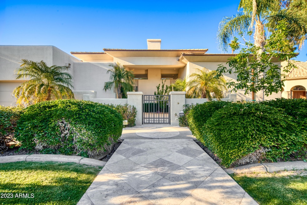Gated Entrance to Front Door