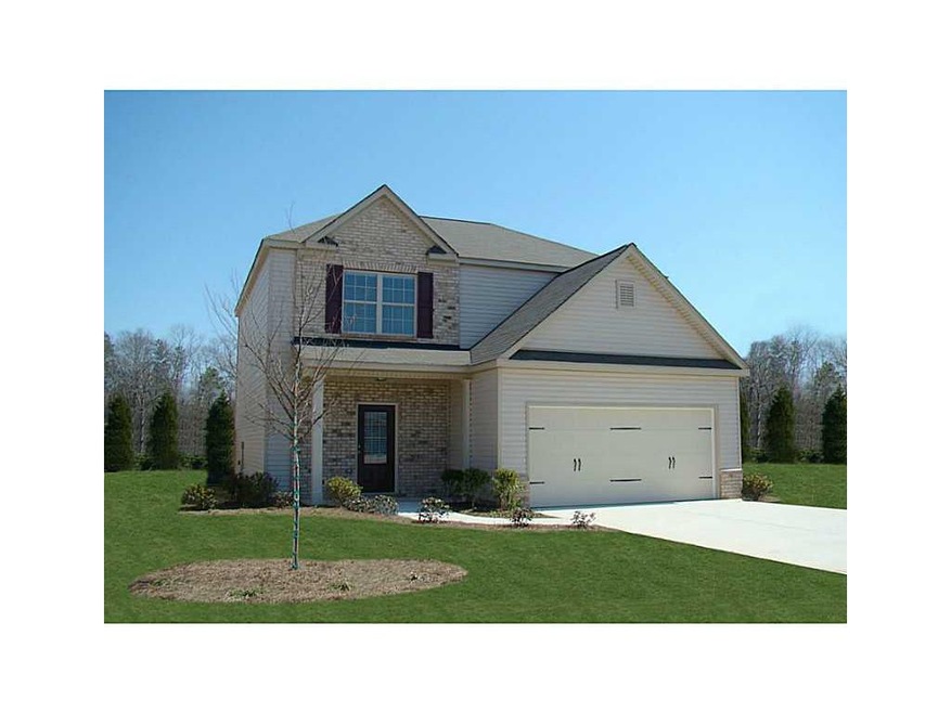 Exterior Front. Sample plan. Not actual home.