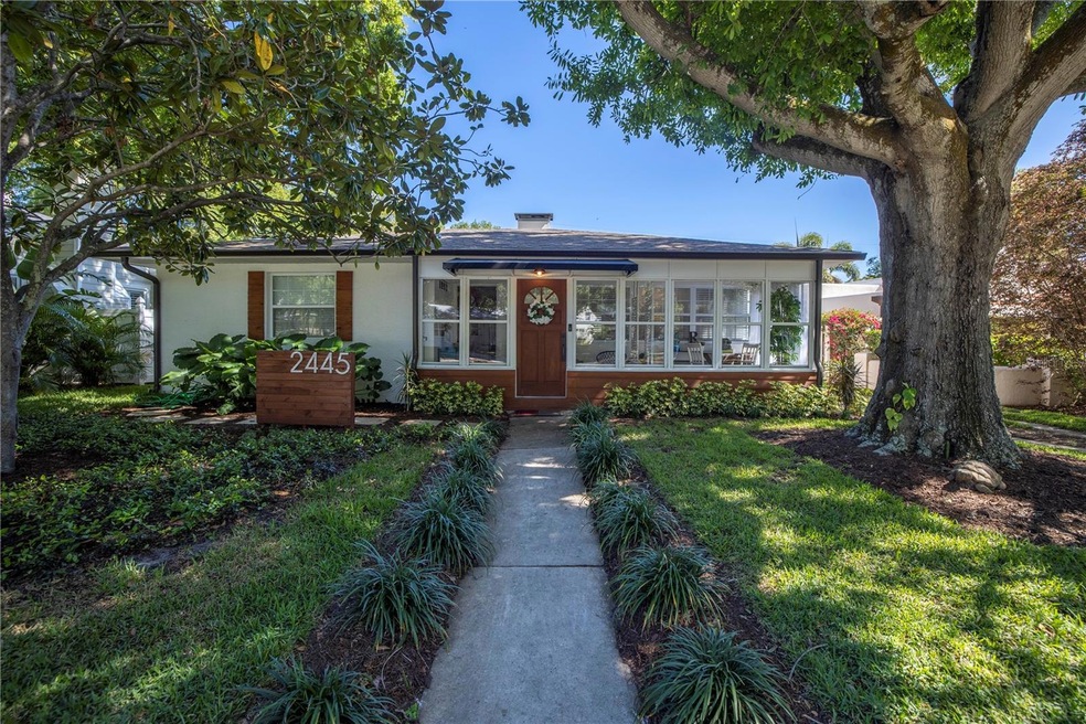 Enclosed front porch