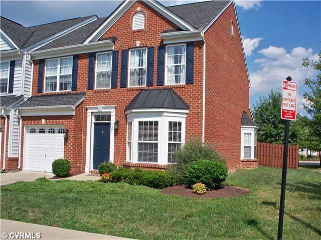 Exterior Front - Brick End Unit with Side Brick an