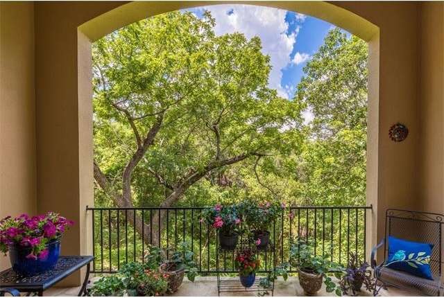 Breathtaking views on this private, wooded lot on 