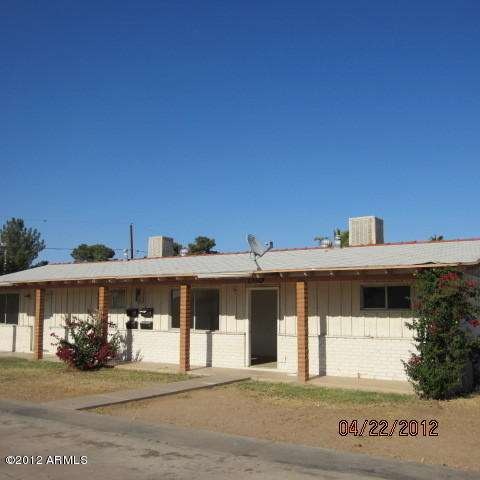 Back of property
