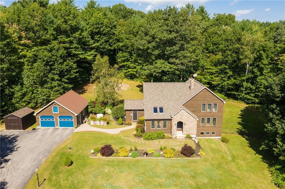 Front aerial view